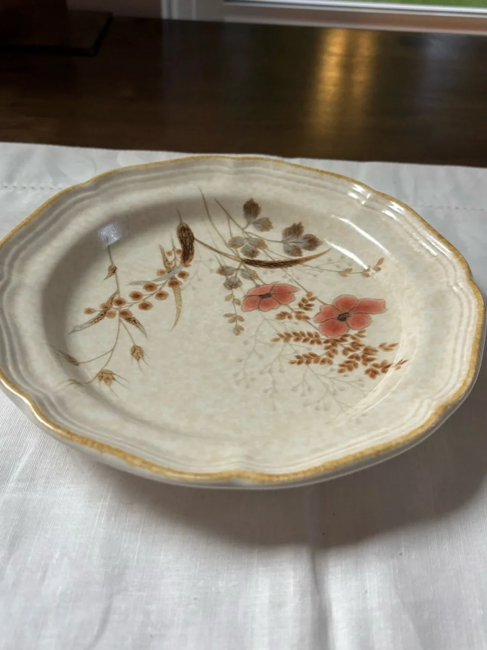 Vintage Mikasa Country Charm Strawflower Salad Plate Made in Japan